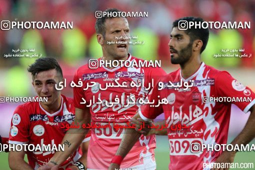 381601, لیگ برتر فوتبال ایران، Persian Gulf Cup، Week 30، Second Leg، 2016/05/13، Tehran، Azadi Stadium، Persepolis 2 - ۱ Rah Ahan