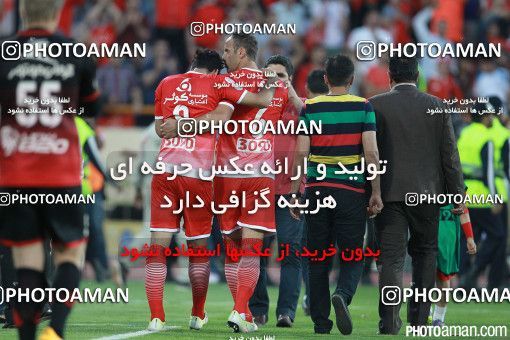 380561, لیگ برتر فوتبال ایران، Persian Gulf Cup، Week 30، Second Leg، 2016/05/13، Tehran، Azadi Stadium، Persepolis 2 - ۱ Rah Ahan
