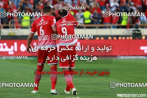 378796, لیگ برتر فوتبال ایران، Persian Gulf Cup، Week 30، Second Leg، 2016/05/13، Tehran، Azadi Stadium، Persepolis 2 - ۱ Rah Ahan