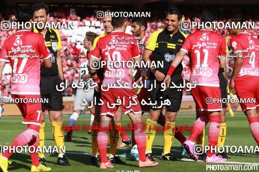 378843, لیگ برتر فوتبال ایران، Persian Gulf Cup، Week 30، Second Leg، 2016/05/13، Tehran، Azadi Stadium، Persepolis 2 - ۱ Rah Ahan