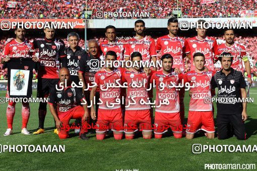 380827, لیگ برتر فوتبال ایران، Persian Gulf Cup، Week 30، Second Leg، 2016/05/13، Tehran، Azadi Stadium، Persepolis 2 - ۱ Rah Ahan