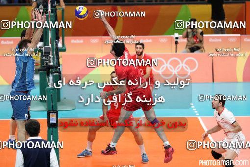 440787, رقابتهای المپیک 2016 ریو، 1395/05/18، مرحله گروهی مسابقات والیبال مردان، سالن ماراکانازینیو، ایران ۰ - آرژانتین ۳