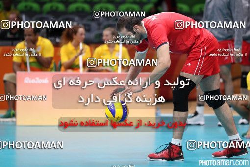 440734, رقابتهای المپیک 2016 ریو، 1395/05/18، مرحله گروهی مسابقات والیبال مردان، سالن ماراکانازینیو، ایران ۰ - آرژانتین ۳