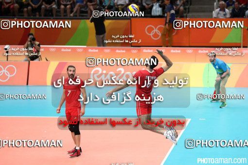 440782, رقابتهای المپیک 2016 ریو، 1395/05/18، مرحله گروهی مسابقات والیبال مردان، سالن ماراکانازینیو، ایران ۰ - آرژانتین ۳