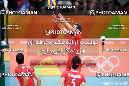 440823, رقابتهای المپیک 2016 ریو، 1395/05/18، مرحله گروهی مسابقات والیبال مردان، سالن ماراکانازینیو، ایران ۰ - آرژانتین ۳
