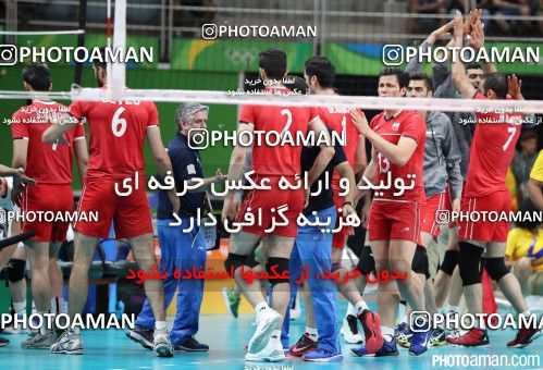 440729, رقابتهای المپیک 2016 ریو، 1395/05/18، مرحله گروهی مسابقات والیبال مردان، سالن ماراکانازینیو، ایران ۰ - آرژانتین ۳