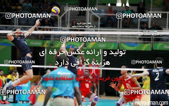 441187, رقابتهای المپیک 2016 ریو، 1395/05/22، مرحله گروهی مسابقات والیبال مردان، سالن ماراکانازینیو، ایران ۳ -  ۰