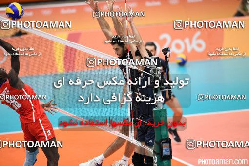 441336, رقابتهای المپیک 2016 ریو، 1395/05/22، مرحله گروهی مسابقات والیبال مردان، سالن ماراکانازینیو، ایران ۳ -  ۰