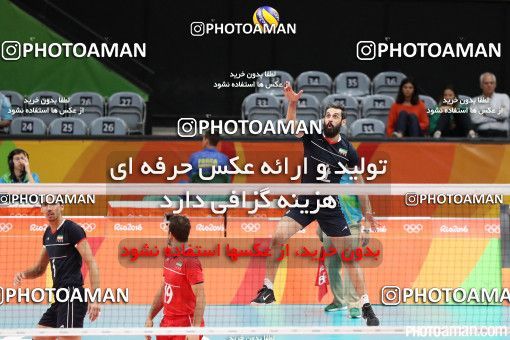 441183, رقابتهای المپیک 2016 ریو، 1395/05/22، مرحله گروهی مسابقات والیبال مردان، سالن ماراکانازینیو، ایران ۳ -  ۰
