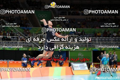 441178, رقابتهای المپیک 2016 ریو، 1395/05/22، مرحله گروهی مسابقات والیبال مردان، سالن ماراکانازینیو، ایران ۳ -  ۰