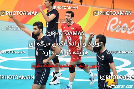 441342, رقابتهای المپیک 2016 ریو، 1395/05/22، مرحله گروهی مسابقات والیبال مردان، سالن ماراکانازینیو، ایران ۳ -  ۰