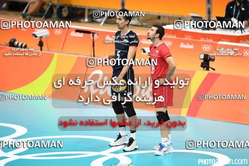 441349, رقابتهای المپیک 2016 ریو، 1395/05/22، مرحله گروهی مسابقات والیبال مردان، سالن ماراکانازینیو، ایران ۳ -  ۰