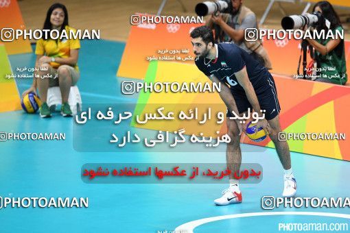 441352, رقابتهای المپیک 2016 ریو، 1395/05/22، مرحله گروهی مسابقات والیبال مردان، سالن ماراکانازینیو، ایران ۳ -  ۰