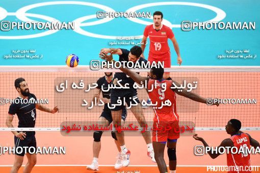 441327, رقابتهای المپیک 2016 ریو، 1395/05/22، مرحله گروهی مسابقات والیبال مردان، سالن ماراکانازینیو، ایران ۳ -  ۰