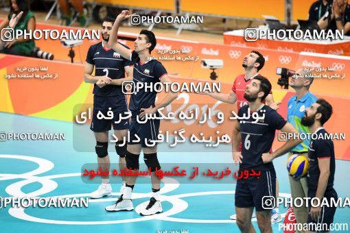 441340, رقابتهای المپیک 2016 ریو، 1395/05/22، مرحله گروهی مسابقات والیبال مردان، سالن ماراکانازینیو، ایران ۳ -  ۰