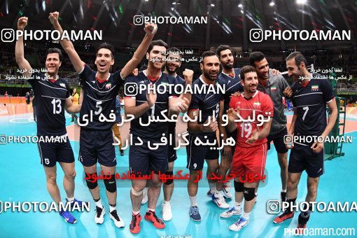 441365, رقابتهای المپیک 2016 ریو، 1395/05/22، مرحله گروهی مسابقات والیبال مردان، سالن ماراکانازینیو، ایران ۳ -  ۰