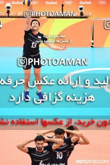 441225, رقابتهای المپیک 2016 ریو، 1395/05/22، مرحله گروهی مسابقات والیبال مردان، سالن ماراکانازینیو، ایران ۳ -  ۰