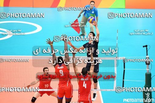 441227, رقابتهای المپیک 2016 ریو، 1395/05/22، مرحله گروهی مسابقات والیبال مردان، سالن ماراکانازینیو، ایران ۳ -  ۰