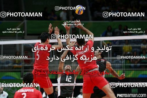 441425, رقابتهای المپیک 2016 ریو، 1395/05/23، مرحله گروهی مسابقات والیبال مردان، سالن ماراکانازینیو، ایران ۳ -  ۰