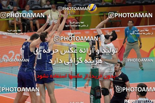 442684, رقابتهای المپیک 2016 ریو، 1395/05/27، مرحله یک چهارم نهایی مسابقات والیبال مردان، سالن ماراکانازینیو، ایران ۰ - ایتالیا ۳