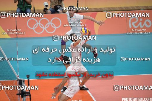 442703, رقابتهای المپیک 2016 ریو، 1395/05/27، مرحله یک چهارم نهایی مسابقات والیبال مردان، سالن ماراکانازینیو، ایران ۰ - ایتالیا ۳