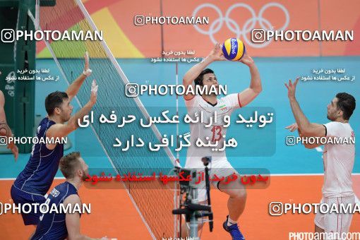 442723, رقابتهای المپیک 2016 ریو، 1395/05/27، مرحله یک چهارم نهایی مسابقات والیبال مردان، سالن ماراکانازینیو، ایران ۰ - ایتالیا ۳