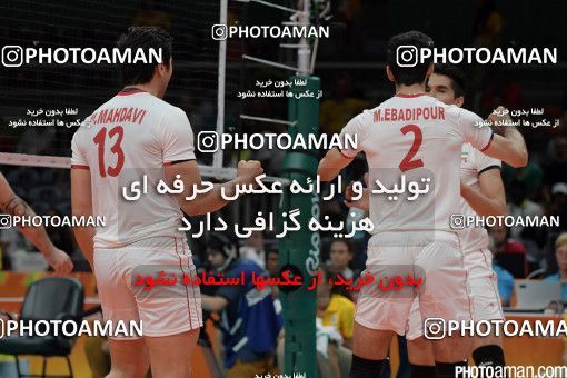 442658, رقابتهای المپیک 2016 ریو، 1395/05/27، مرحله یک چهارم نهایی مسابقات والیبال مردان، سالن ماراکانازینیو، ایران ۰ - ایتالیا ۳