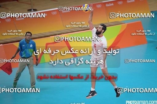 442695, رقابتهای المپیک 2016 ریو، 1395/05/27، مرحله یک چهارم نهایی مسابقات والیبال مردان، سالن ماراکانازینیو، ایران ۰ - ایتالیا ۳