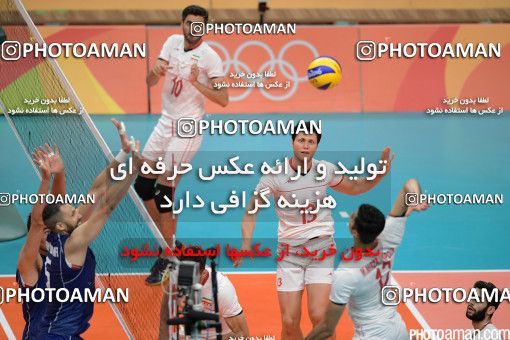 442712, رقابتهای المپیک 2016 ریو، 1395/05/27، مرحله یک چهارم نهایی مسابقات والیبال مردان، سالن ماراکانازینیو، ایران ۰ - ایتالیا ۳
