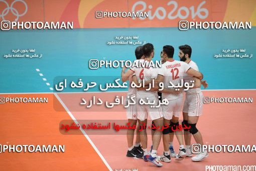 442710, رقابتهای المپیک 2016 ریو، 1395/05/27، مرحله یک چهارم نهایی مسابقات والیبال مردان، سالن ماراکانازینیو، ایران ۰ - ایتالیا ۳