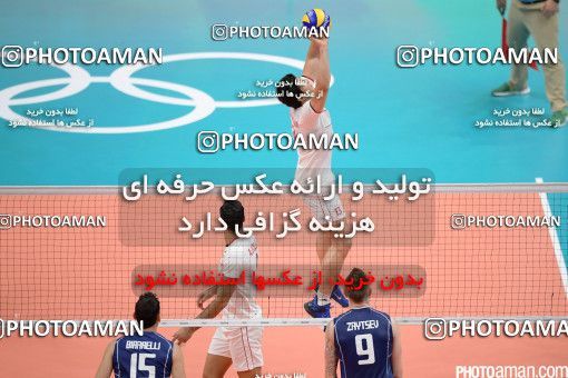 442760, رقابتهای المپیک 2016 ریو، 1395/05/27، مرحله یک چهارم نهایی مسابقات والیبال مردان، سالن ماراکانازینیو، ایران ۰ - ایتالیا ۳