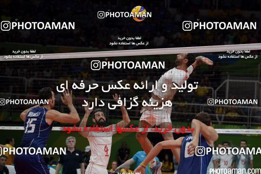 442623, رقابتهای المپیک 2016 ریو، 1395/05/27، مرحله یک چهارم نهایی مسابقات والیبال مردان، سالن ماراکانازینیو، ایران ۰ - ایتالیا ۳
