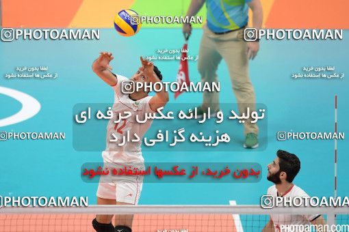 442740, رقابتهای المپیک 2016 ریو، 1395/05/27، مرحله یک چهارم نهایی مسابقات والیبال مردان، سالن ماراکانازینیو، ایران ۰ - ایتالیا ۳