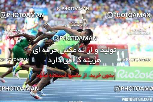 450349, رقابتهای المپیک 2016 ریو، 1395/05/23، ورزشگاه المپیک ریو، مسابقات دو و میدانی، مرحله مقدماتی دو ۱۰۰ متر مردان