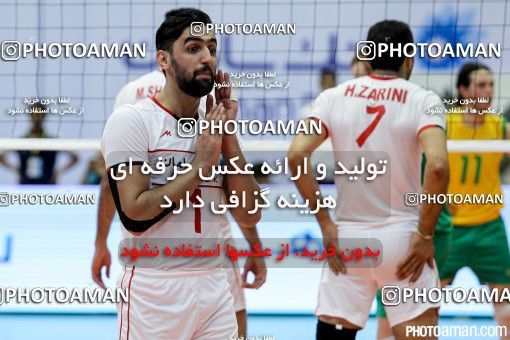457814,  مسابقات والیبال قهرمانی مردان آسیا 2015، ، تهران، مرحله یک چهارم نهایی، 1394/05/15، سالن دوازده هزار نفری ورزشگاه آزادی، ایران ۳ - استرالیا ۱ 