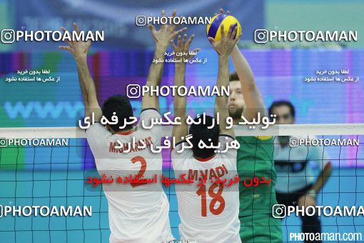 457882,  مسابقات والیبال قهرمانی مردان آسیا 2015، ، تهران، مرحله یک چهارم نهایی، 1394/05/15، سالن دوازده هزار نفری ورزشگاه آزادی، ایران ۳ - استرالیا ۱ 