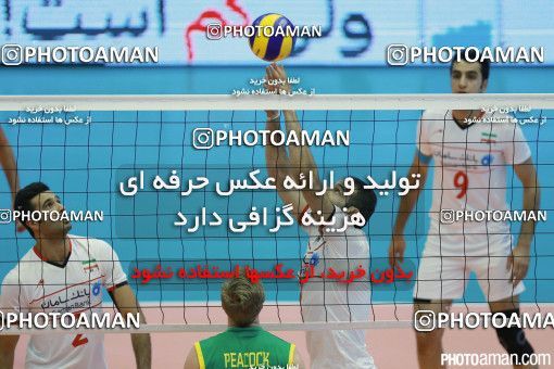 457916,  مسابقات والیبال قهرمانی مردان آسیا 2015، ، تهران، مرحله یک چهارم نهایی، 1394/05/15، سالن دوازده هزار نفری ورزشگاه آزادی، ایران ۳ - استرالیا ۱ 