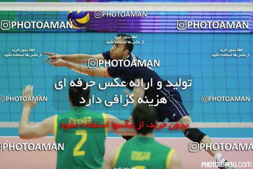 457907,  مسابقات والیبال قهرمانی مردان آسیا 2015، ، تهران، مرحله یک چهارم نهایی، 1394/05/15، سالن دوازده هزار نفری ورزشگاه آزادی، ایران ۳ - استرالیا ۱ 