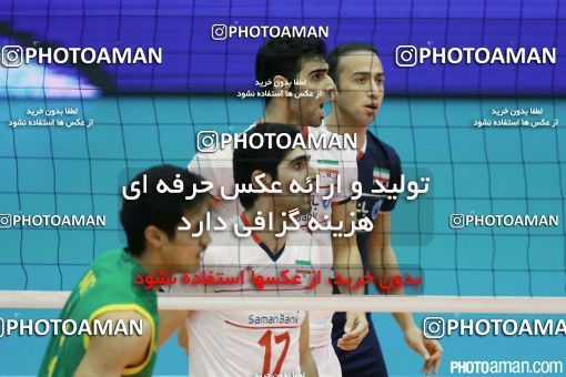 457905,  مسابقات والیبال قهرمانی مردان آسیا 2015، ، تهران، مرحله یک چهارم نهایی، 1394/05/15، سالن دوازده هزار نفری ورزشگاه آزادی، ایران ۳ - استرالیا ۱ 