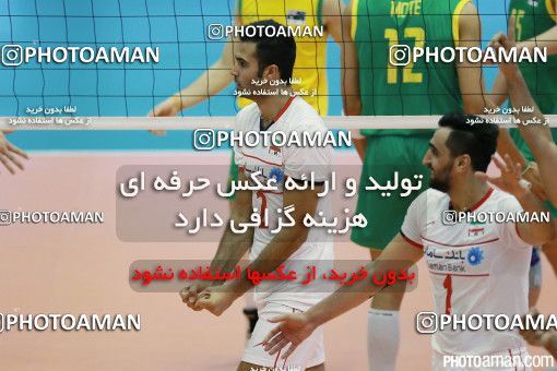 457890,  مسابقات والیبال قهرمانی مردان آسیا 2015، ، تهران، مرحله یک چهارم نهایی، 1394/05/15، سالن دوازده هزار نفری ورزشگاه آزادی، ایران ۳ - استرالیا ۱ 