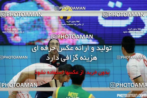 457904,  مسابقات والیبال قهرمانی مردان آسیا 2015، ، تهران، مرحله یک چهارم نهایی، 1394/05/15، سالن دوازده هزار نفری ورزشگاه آزادی، ایران ۳ - استرالیا ۱ 