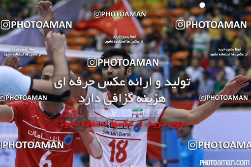 458161, مرحله نیمه نهایی  مسابقات والیبال قهرمانی مردان آسیا 2015، ، تهران، سالن دوازده هزار نفری ورزشگاه آزادی، 1394/05/16، ایران ۳ -  چین ۲