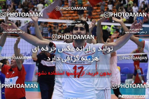 458133, مرحله نیمه نهایی  مسابقات والیبال قهرمانی مردان آسیا 2015، ، تهران، سالن دوازده هزار نفری ورزشگاه آزادی، 1394/05/16، ایران ۳ -  چین ۲