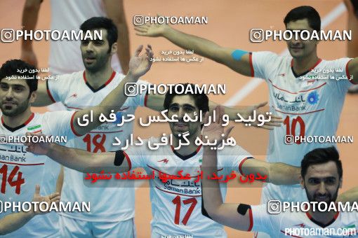 458080, مرحله نیمه نهایی  مسابقات والیبال قهرمانی مردان آسیا 2015، ، تهران، سالن دوازده هزار نفری ورزشگاه آزادی، 1394/05/16، ایران ۳ -  چین ۲