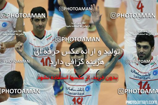 458066, مرحله نیمه نهایی  مسابقات والیبال قهرمانی مردان آسیا 2015، ، تهران، سالن دوازده هزار نفری ورزشگاه آزادی، 1394/05/16، ایران ۳ -  چین ۲