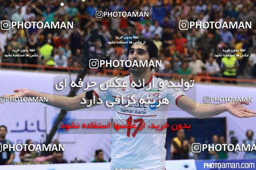 458172, مرحله نیمه نهایی  مسابقات والیبال قهرمانی مردان آسیا 2015، ، تهران، سالن دوازده هزار نفری ورزشگاه آزادی، 1394/05/16، ایران ۳ -  چین ۲