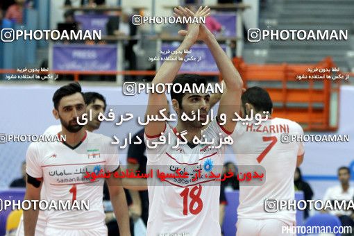 458129, مرحله نیمه نهایی  مسابقات والیبال قهرمانی مردان آسیا 2015، ، تهران، سالن دوازده هزار نفری ورزشگاه آزادی، 1394/05/16، ایران ۳ -  چین ۲