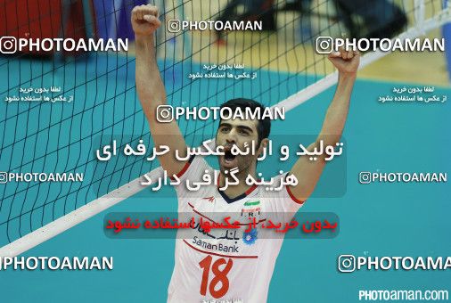 458034, مرحله نیمه نهایی  مسابقات والیبال قهرمانی مردان آسیا 2015، ، تهران، سالن دوازده هزار نفری ورزشگاه آزادی، 1394/05/16، ایران ۳ -  چین ۲