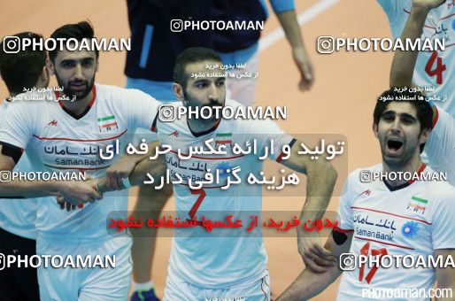 458071, مرحله نیمه نهایی  مسابقات والیبال قهرمانی مردان آسیا 2015، ، تهران، سالن دوازده هزار نفری ورزشگاه آزادی، 1394/05/16، ایران ۳ -  چین ۲
