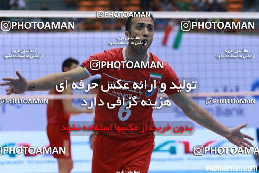 458164, مرحله نیمه نهایی  مسابقات والیبال قهرمانی مردان آسیا 2015، ، تهران، سالن دوازده هزار نفری ورزشگاه آزادی، 1394/05/16، ایران ۳ -  چین ۲